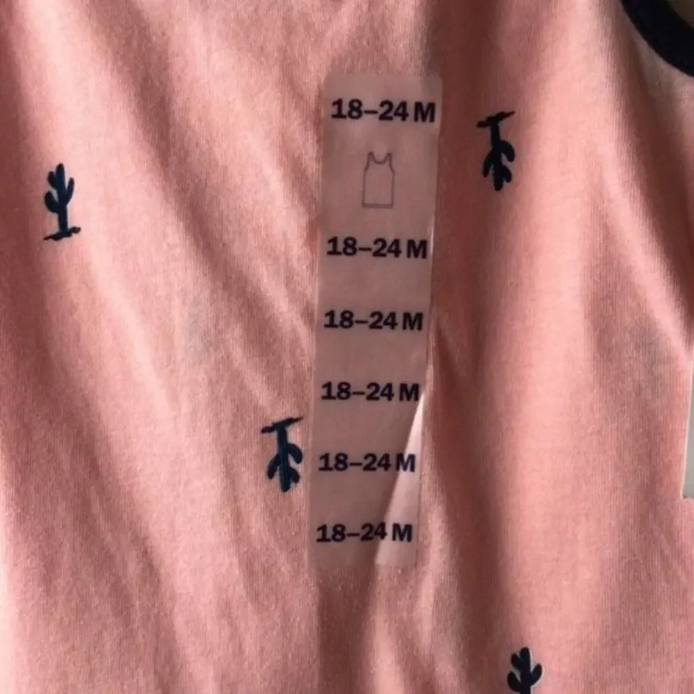 Old Navy Girl's Sleeveless Graphic Tank Sz 18-24M